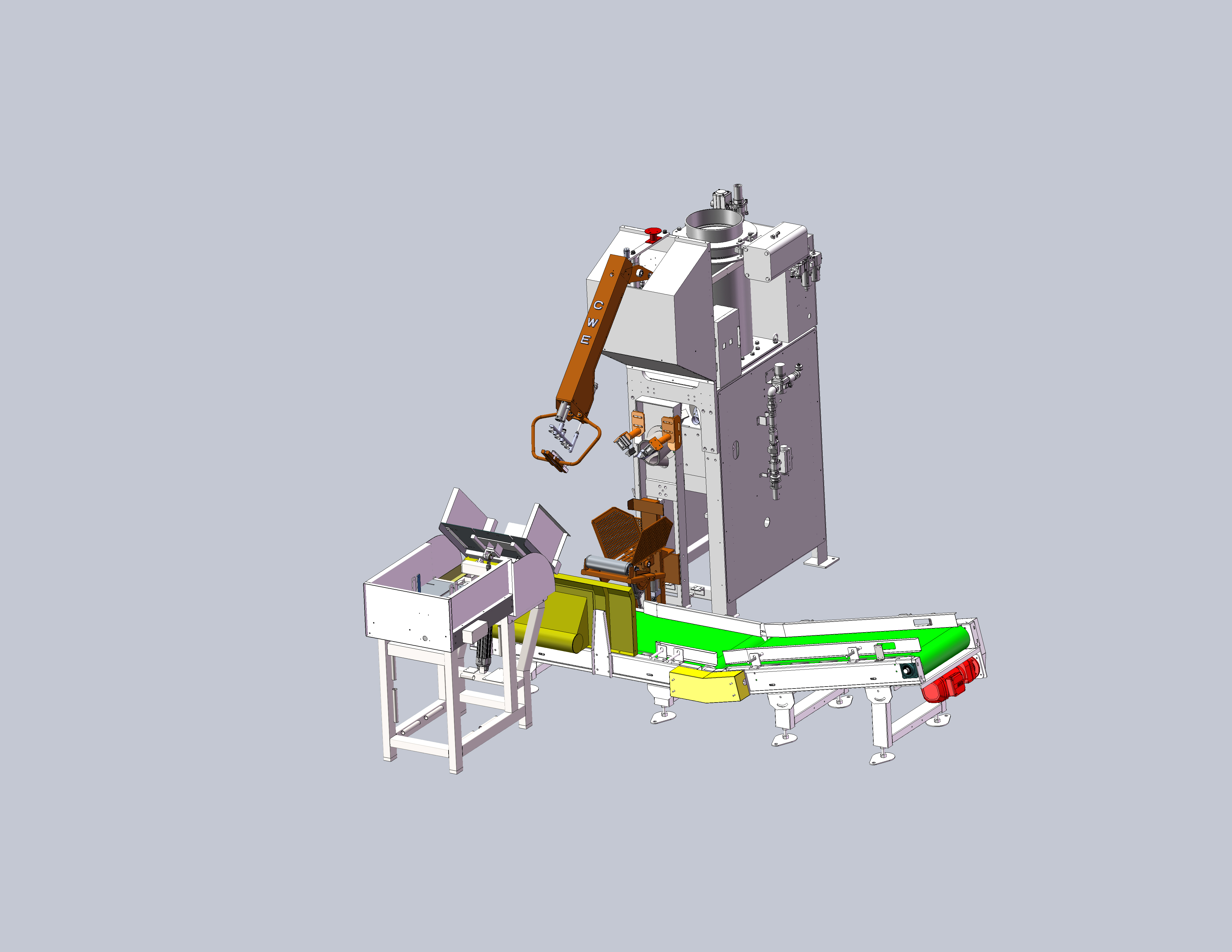 Full-automatic valve packing machine