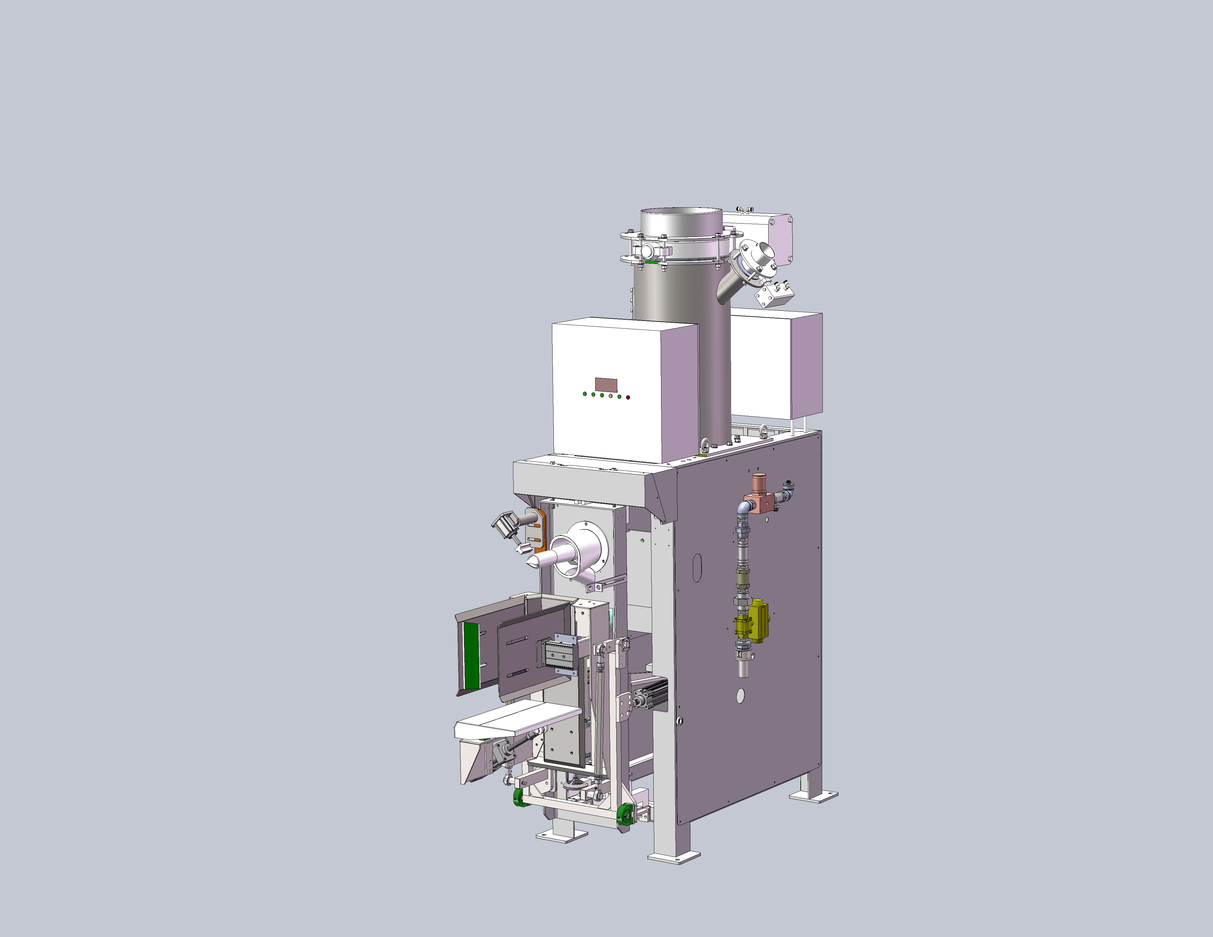 Pneumatic valve packing machine